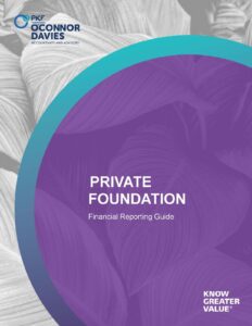Private Foundation Financial Reporting Guide