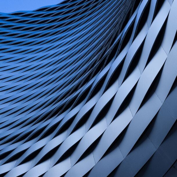Abstract blue metallic background